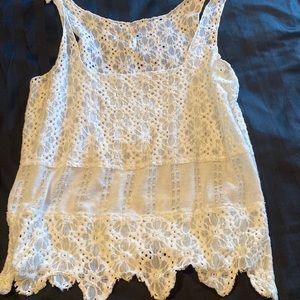 Free People White Tank - Size S